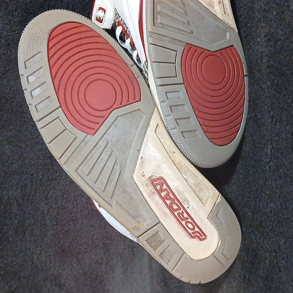 Air Jordan 3 Retro 'CARDINAL' ,Mens-13 100% AUTHENTIC! - Picture 10 of 12
